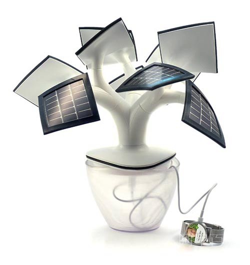 會充電的樹，既可以充電又可以照明，實用又美觀--置頂表情